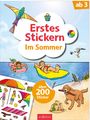 : Erstes Stickern - Im Sommer, Buch