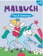 : Malbuch Feen & Einhörner, Buch