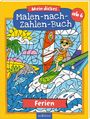 Mein dickes Malen-nach-Zahlen-Buch - Ferien, Buch