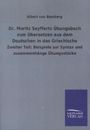 Albert Von Bamberg: Dr. Moritz Seyfferts Übungsbuch zum Übersetzen aus dem Deutschen in das Griechische, Buch