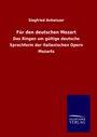 Siegfried Anheisser: Für den deutschen Mozart, Buch