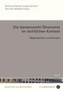 : Die Gemeinwohl-Ökonomie im rechtlichen Kontext, Buch