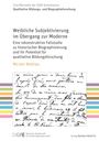 Titel: "Weibliche Subjektivierung im Übergang zur Moderne". Text unten: "DGfE Deutsche Gesellschaft für Erziehungswissenschaft". Darunter handschriftlicher Text.