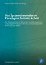 "Das Systemtheoretische Paradigma Sozialer Arbeit" steht groß in der Mitte. Der Hintergrund ist ein abstraktes Muster.