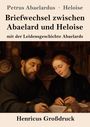 "Briefwechsel zwischen Abaelard und Heloise" von Petrus Abaelardus. Zwei Personen sitzen an einem Tisch.
