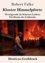 Titel: Robert Falke - Kloster Himmelpforte. Untertitel: Wernigerode im Schatten Luthers. Szene: Frau kniet, Hintergrund ist feurig.