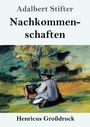 Adalbert Stifter, Nachkommenschaften, Henricus Großdruck. Illustration: Person malt in bunter Landschaft.