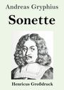 Andreas Gryphius: Sonette (Großdruck), Buch