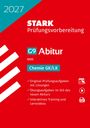 2027, STARK Prüfungsvorbereitung, G9 Abitur NRW, Chemie GK/LK. Rotes und türkisfarbenes Cover, Symbole rechts.
