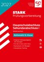 2027 STARK Prüfungsvorbereitung Hauptschulabschluss Sek I Niedersachsen Mathematik 10. Klasse. Rotes Cover mit Logos.