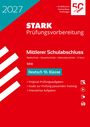 „STARK Prüfungsvorbereitung. Mittlerer Schulabschluss. NRW. Deutsch 10. Klasse.“ auf rotem Hintergrund.