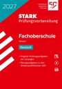 "STARK Prüfungsvorbereitung Fachoberschule Hessen Deutsch. Original-Prüfungsaufgaben mit Lösungen." Rotes Design mit Logo.