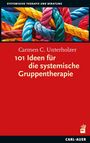 "Systemische Therapie und Beratung", Titel "101 Ideen für die systemische Gruppentherapie". Bunte Seile symbolisieren Vernetzung.