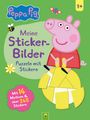 Schwager & Steinlein Verlag: Peppa Pig Meine Sticker-Bilder. Puzzeln mit Stickern, Buch