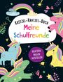 Kritzel-Kratzel-Buch Meine Schulfreunde (Einhörner), Buch
