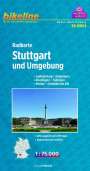 : Bikeline Radkarte Deutschland Stuttgart und Umgebung 1 : 75 000, KRT