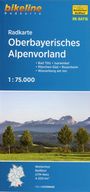 : Bikeline Radkarte Oberbayerisches Alpenvorland 1 : 75 000, KRT