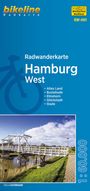 : Radwanderkarte Hamburg West 1 : 60 000 RW-HH1, KRT