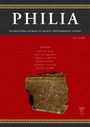 „PHILIA“: International Journal of Ancient Mediterranean Studies, Vol. 11, 2025. Redaktion: 6 Namen. Altes Relief unten.