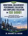 „Book 8: Monitoring, Measurement, Performance Evaluation, and Compliance Evaluation in ISO 50001“ von Dr. Mohamed-Ali Ibrahim. Industrieanlage mit Schornsteinen und Windturbinen im Hintergrund. Symbole für Datenanalyse.