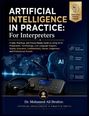Buchcover mit Texten: "ARTIFICIAL INTELLIGENCE IN PRACTICE: For Interpreters" und "Dr. Mohamed-Ali Ibrahim".
