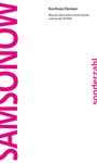 Oben: "Konfuses Denken. Was der Geist schon immer konnte und was der KI fehlt." Große, pinke vertikale Schrift links: "SAMSONOW".