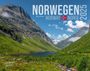 : Norwegen 2025 Großformat-Kalender 58 x 45,5 cm, KAL