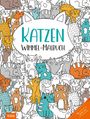 : Katzen - Wimmel-Malbuch, Buch