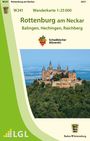 : Rottenburg am Neckar 1:25 000 Wanderkarte, KRT