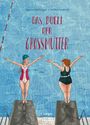 "Das Duell der Großmütter" steht in roter Schrift. Zwei Frauen in Badeanzügen stehen auf Sprungbrettern über einem Pool.