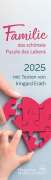 Irmgard Erath: Lesezeichenkalender - Familie - das schönste Puzzle der Lebens 2025, KAL