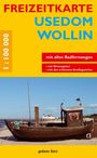 : Freizeitkarte Usedom, Wollin, KRT