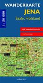 : Wanderkarte Jena, Saale, Holzland, KRT