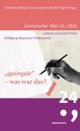 Rudi Sandra Burkhardt: "quirquir" - was war das?, Buch