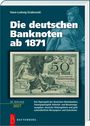 "Die deutschen Banknoten ab 1871", Buchcover mit historischer Banknote. Autor: Hans-Ludwig Grabowski, Verlag Battenberg.