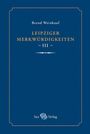 Text: "Bernd Weinkauf, Leipziger Merkwürdigkeiten III, Sax Verlag." 
Ein minimalistisches, blaues Buchcover.