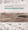 "Dieter Hoffmann-Axthelm. Historische Wege der Prignitz. Lukas Verlag. Sepia-Fotografie einer ländlichen Landschaft mit Gebäuden."