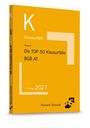 „Die TOP 50 Klausurfälle BGB AT, 11. Auflage 2027.“ Gelbes Buchcover, Logo mit „AS“ unten rechts.