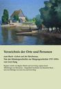 Gert Zang: Verzeichnis der Orte und Personen zum Buch "Leben auf der Reichenau" von Gert Zang, Buch