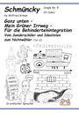 Schmüncky, Single Nr. 9. Themen: Bildung, Integration, Politik. Dargestellt mit Comics, Schriftzug "Genug" und einem Igel.