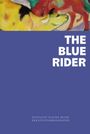 Text: "THE BLUE RIDER", "WIENAND'S KLEINE REIHE DER KÜNSTLERBIOGRAFIEN". Oben ein farbenfrohes Gemälde mit abstrakten Formen.