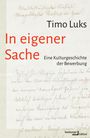 Timo Luks: In eigener Sache, Buch