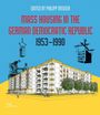 Text: "Edited by Philipp Meuser, Mass Housing in the German Democratic Republic 1953-1990". Illustration: Plattenbau und Bauarbeiter.