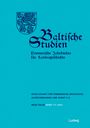 Baltische Studien, Pommersche Jahrbücher für Landesgeschichte. Band 111 NF, Buch