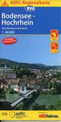 : ADFC-Regionalkarte Bodensee-Hochrhein von Konstanz nach Basel 1:60.000, KRT