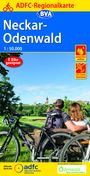 : ADFC-Regionalkarte Neckar-Odenwald, 1:50.000, reiß- und wetterfest, GPS-Tracks Download, KRT