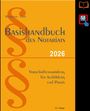 „Basishandbuch des Notariats 2026“, Vorschriftensammlung, 22. Auflage, in orange mit großen Paragraphenzeichen.