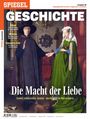 Titel: "Die Macht der Liebe", Themen: Steinzeit, Mittelalter, Osmanisches Reich. Illustration: Ein Paar in altertümlicher Kleidung.
