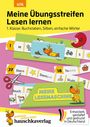 Agnes Spiecker: Meine Übungsstreifen Lesen lernen - 1. Klasse: Buchstaben, Silben, einfache Wörter, Buch