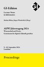 : GI Edition Proceedings Band 357 AKWI Jahrestagung 2024, Buch